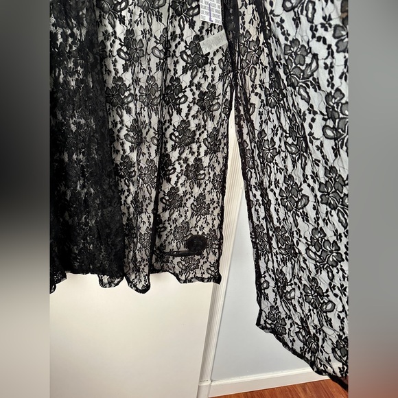 LulaRoe Joy black lace L NWT - Picture 4 of 5